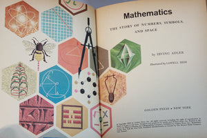 Mathematics The Golden Library of Knowledge Vintage Childrens Book Math 1958 HC