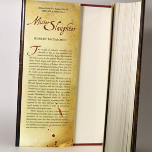 Mr Mister Slaughter by Robert McCammon Book Subterranean Press First 1st Edition