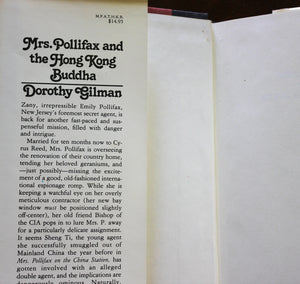 Mrs. Pollifax and the Hong Kong Buddha by Dorothy Gilman 1st Edition Book 1985