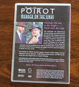 Agatha Christie Poirot Mystery Series The Murder on the Links DVD Video