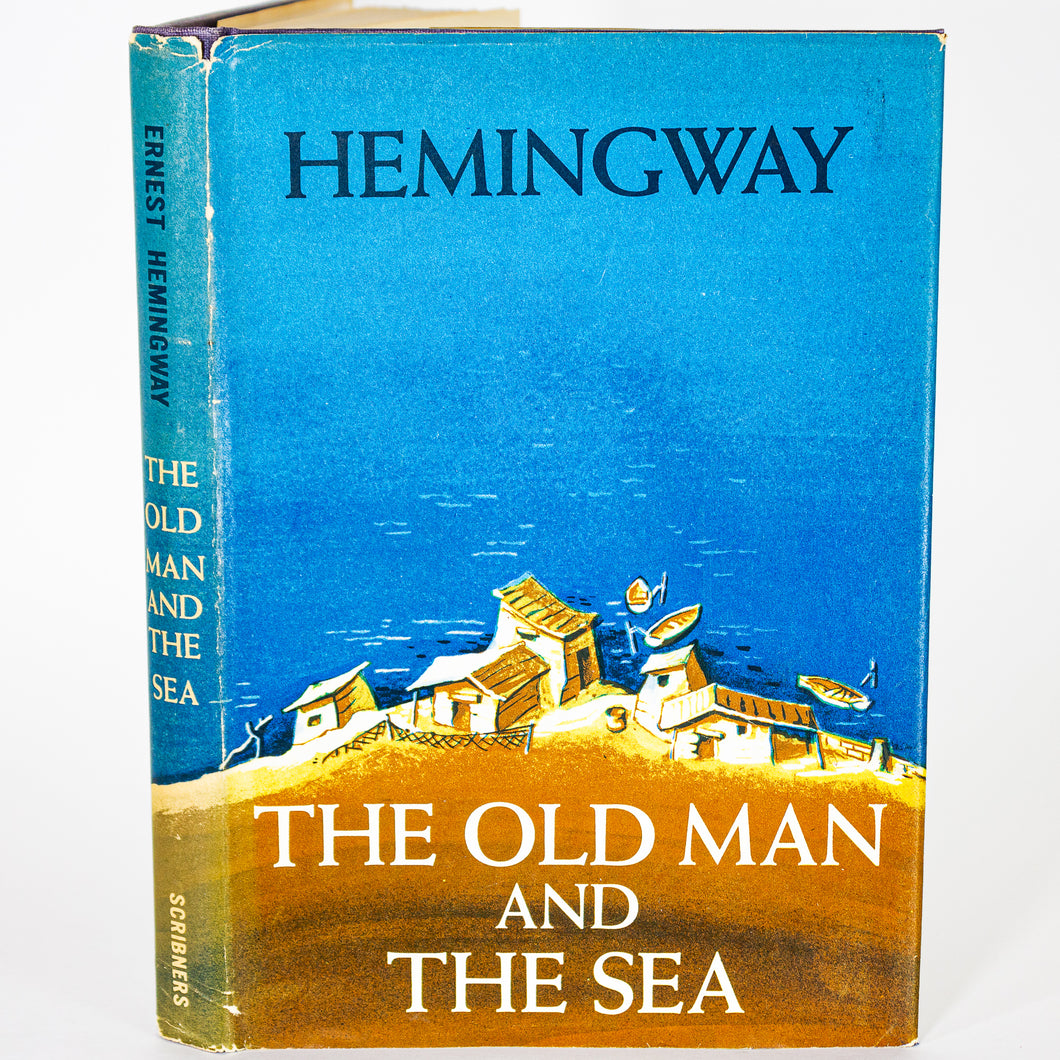 THE OLD MAN AND THE SEA by Ernest Hemingway 1952 HC DJ 1st Edition W Book Club