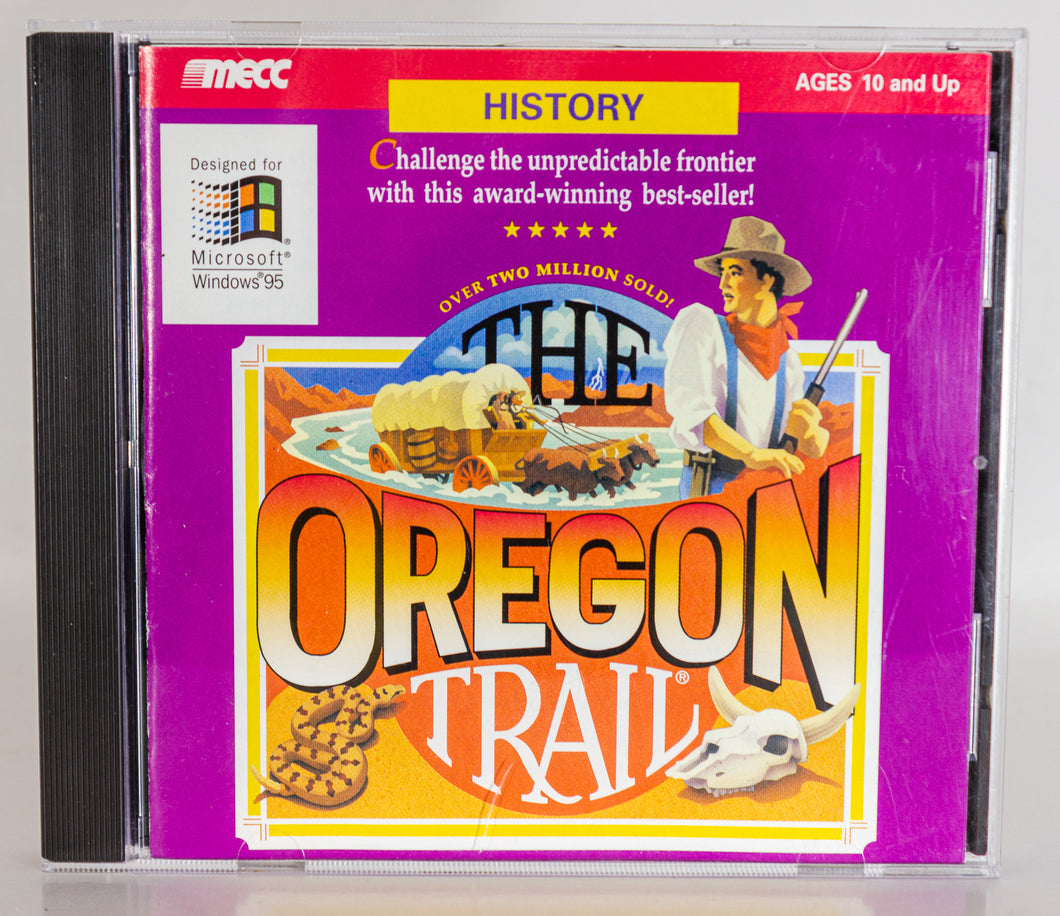 The Oregon Trail PC Mac History Video Game CD-Rom Windows 95 MECC Version 1.2