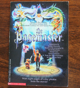 The Pagemaster Movie Tie In Vintage Paperback Book Photos 1994 First 1st Edition