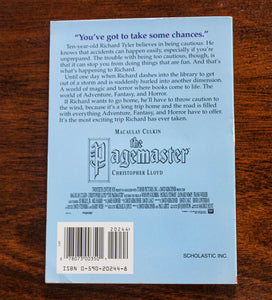 The Pagemaster Movie Tie In Vintage Paperback Book Photos 1994 First 1st Edition
