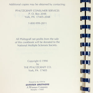 Pfaltzgraff Yorktowne Collector's Vintage Cookbook Recipes Folk Art Village Book