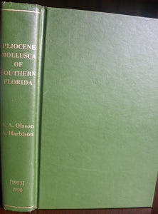 PLIOCENE MOLLUSCA of SOUTHERN FLORIDA Shell Mollusk Guide Book Encyclopedia
