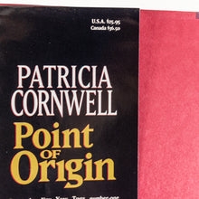 Load image into Gallery viewer, Point of Origin by Patricia Cornwell First 1st Edition Hardcover Novel Book 1998
