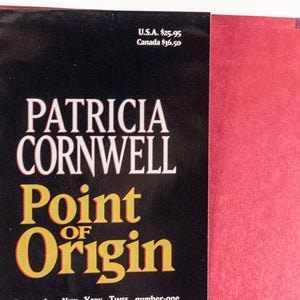Point of Origin by Patricia Cornwell First 1st Edition Hardcover Novel Book 1998