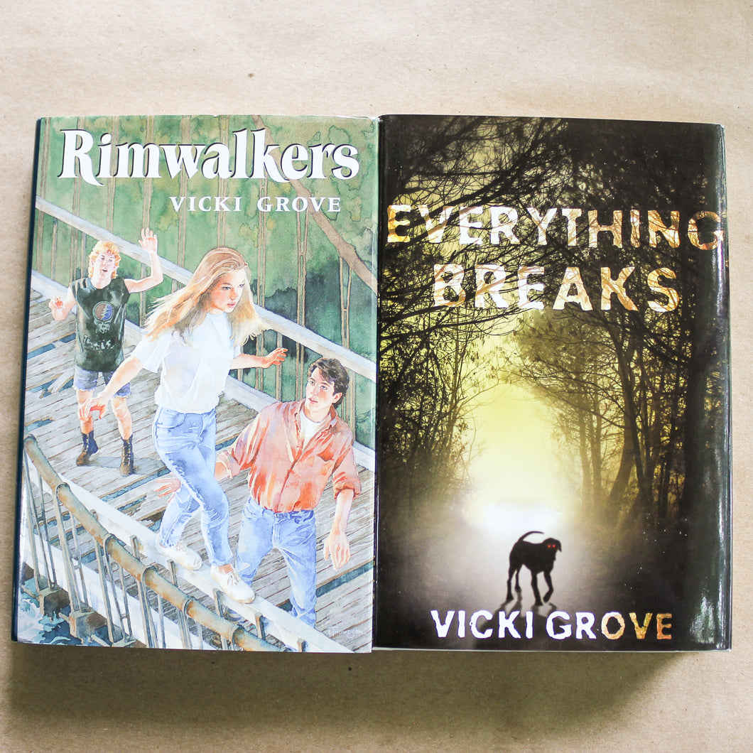 Rimwalkers Rim Walkers by Vicki Grove SIGNED Book 1st Edition Everything Breaks