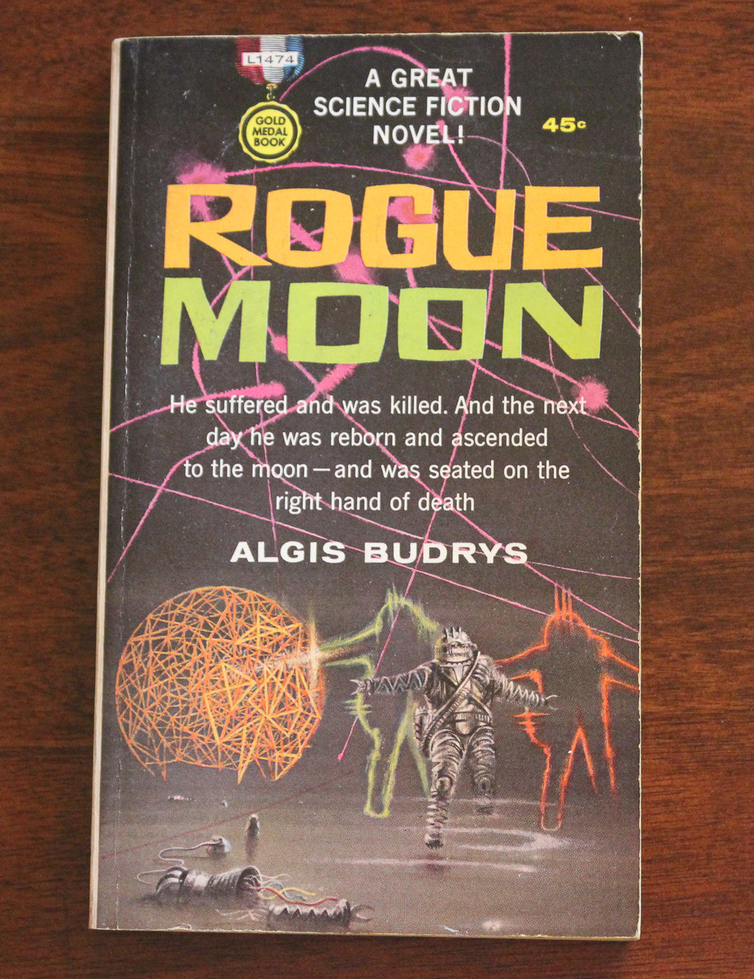 ROGUE MOON Algis Budrys GOLD MEDAL L1474 Science Fiction 1ST PRINTING Vintage PB