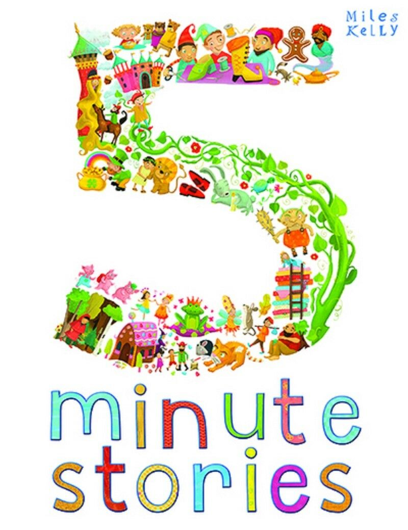 Five 5 Minute Fairy Tales Stories Bedtime Storybook For Kids Fairytale Children