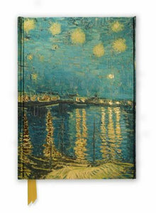 Vincent Van Gogh Starry Night over the Rhone Lined Blank Journal Diary Notebook
