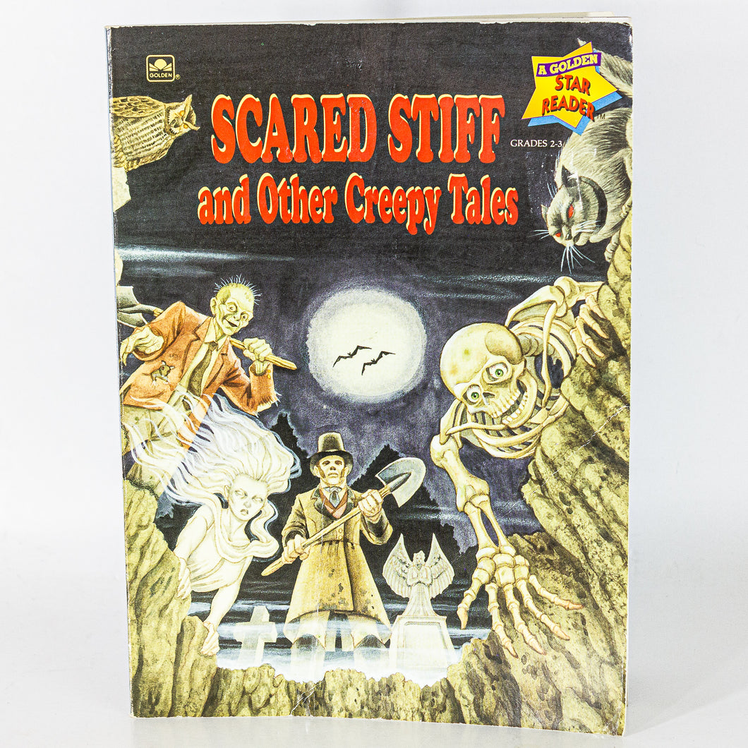 Scared Stiff and Other Creepy Tales by Andrew Halfer Vintage Scary Kids Stories