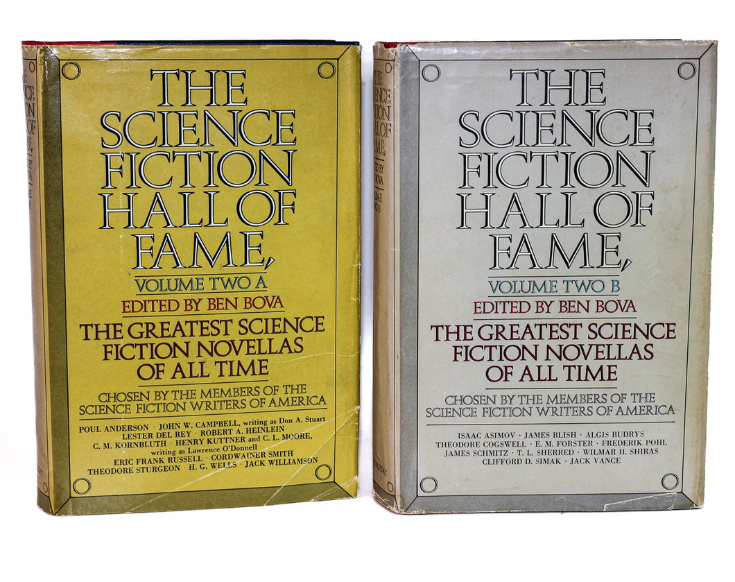 The Science Fiction Hall of Fame Volume 2 A & B Ben Bova 1973 Vintage Sci Fi Lot