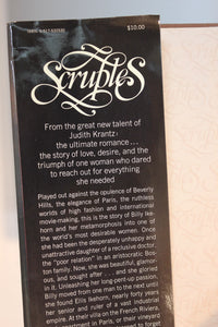 Scruples by Judith Krantz 1st First Edition Vintage Romance Book Hardcover 1978