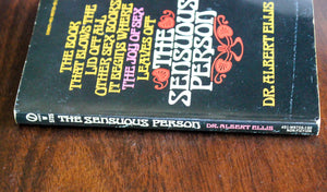 The Sensuous Person by Dr. Albert Ellis Vintage Sex Paperback 1st Edition 1974