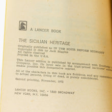 Load image into Gallery viewer, The Sicilian Heritage In the Hour Before Midnight Jack Higgins Vintage Paperback
