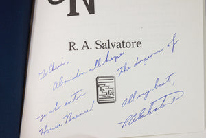 Starless Night by RA R.A. Salvatore SIGNED First 1st Edition Legend of Drizzt