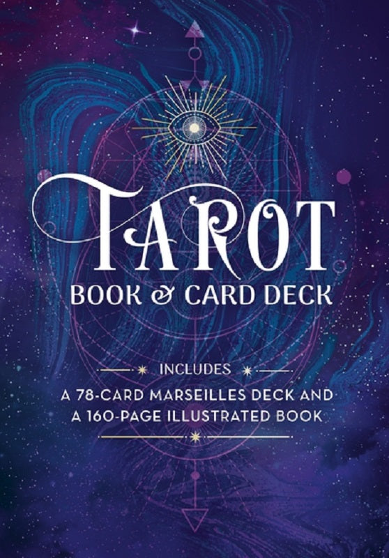 Tarot Gift Book and Tarot Card Merseilles Deck Set Readings Divination