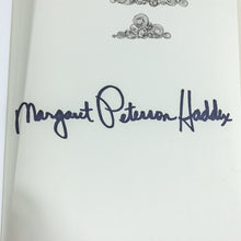 Load image into Gallery viewer, The Strangers Margaret Peterson Haddix SIGNED Book 1st Edition Greystone Secrets

