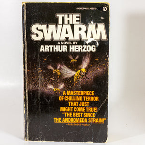 The Swarm by Arthur Herzog Movie Vintage Horror Paperbacks From Hell Book Novel