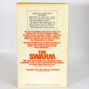 The Swarm by Arthur Herzog Movie Vintage Horror Paperbacks From Hell Book Novel