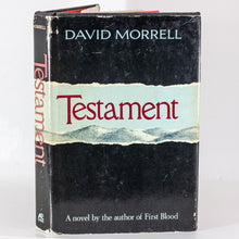 Load image into Gallery viewer, Testament by David Morrell 1st First Edition Vintage Book Novel 1975 Hardcover
