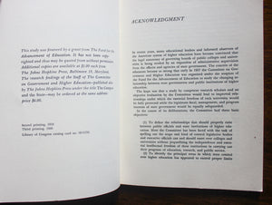 The Efficiency of Freedom Vintage Higher Education Teaching Journal Book 1960
