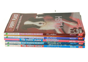 The Puppy Place Lot of 5 Books by Ellen Miles Flash Buddy Bandit Muttley Pugsley
