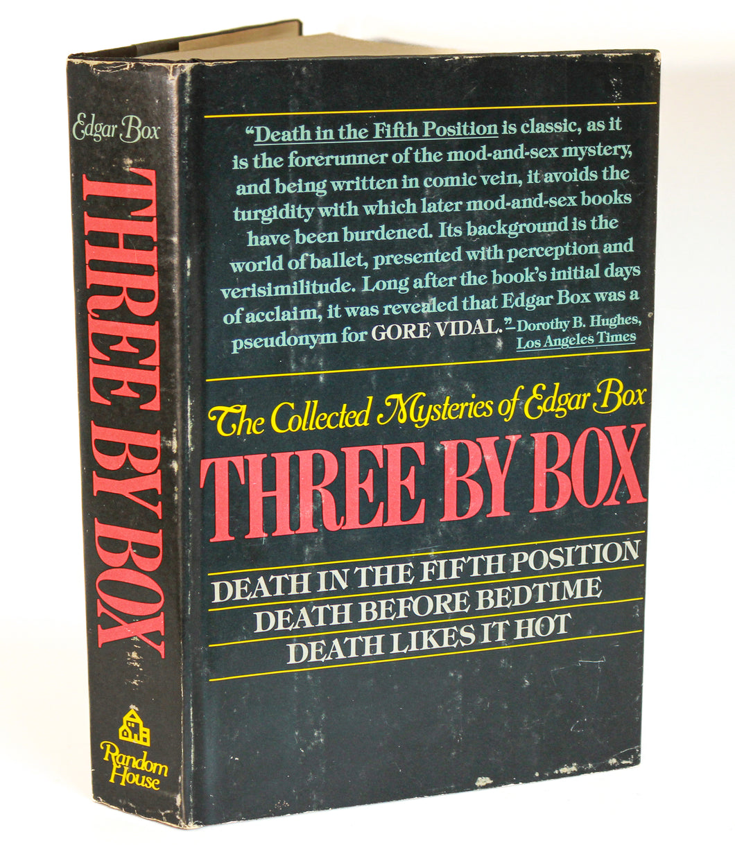 Three by Box The Collected Mysteries of Edgar Box Gore Vidal Vintage Hardcover
