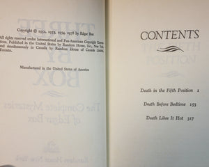 Three by Box The Collected Mysteries of Edgar Box Gore Vidal Vintage Hardcover