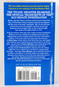 The Titanic Disaster Hearings 1912 History Books About the Titanic Adults Photo