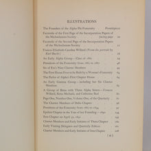 Load image into Gallery viewer, Vintage History of the Alpha Phi Fraternity Sorority Collectibles Photos Book
