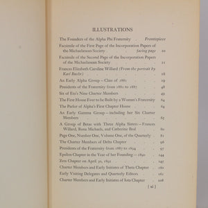 Vintage History of the Alpha Phi Fraternity Sorority Collectibles Photos Book