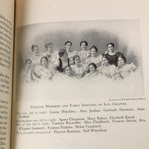 Vintage History of the Alpha Phi Fraternity Sorority Collectibles Photos Book