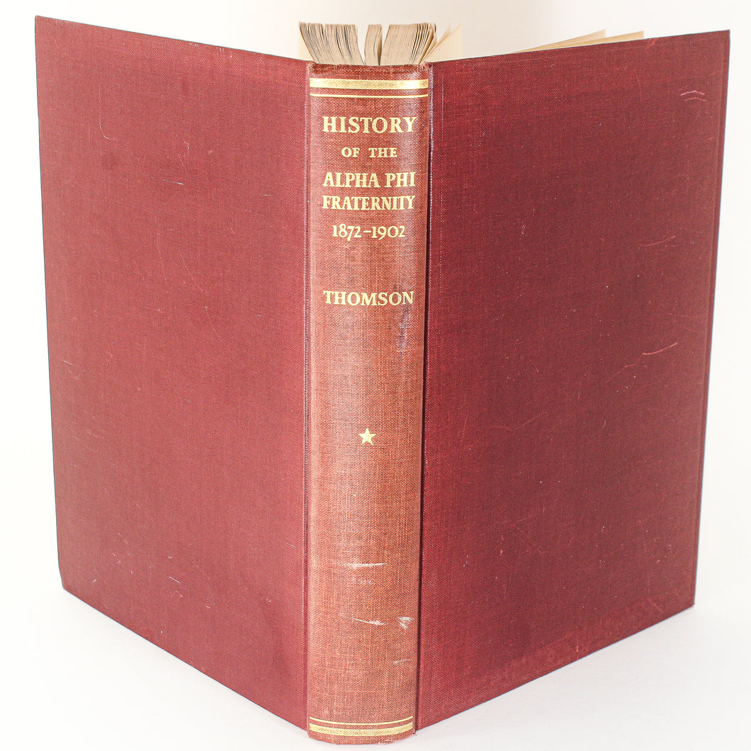 Vintage History of the Alpha Phi Fraternity Sorority Collectibles Photos Book