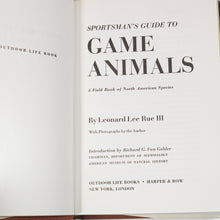 Load image into Gallery viewer, Vintage Hunting Sportmans Guide to Game Animals Field Book Leonard Lee Rue III
