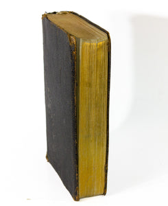 Vintage Leather Bound Old German Holy Bible Die Heilige Schrift Leatherbound
