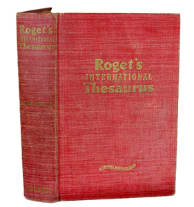 Vintage Roget's International Thesaurus Thomas Y. Crowell 1956 Hardcover New ED