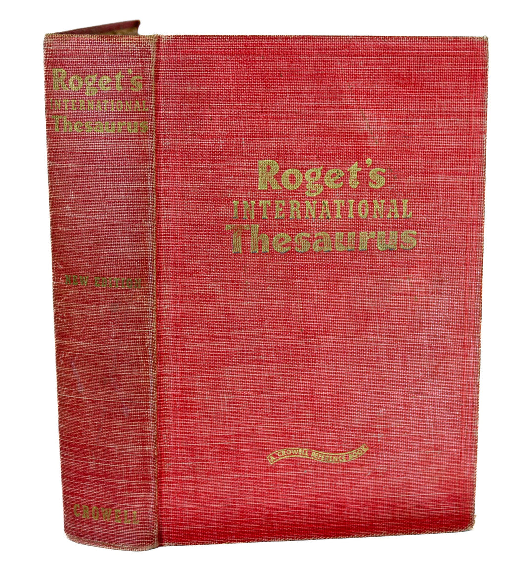 Vintage Roget's International Thesaurus Thomas Y. Crowell 1956 Hardcover New ED