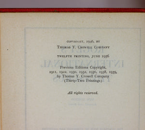 Vintage Roget's International Thesaurus Thomas Y. Crowell 1956 Hardcover New ED