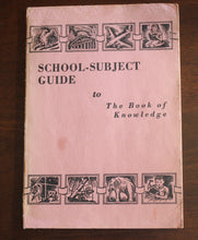 Load image into Gallery viewer, Vintage Library Homeschool Education Reference Guide The Book of Knowledge 1955
