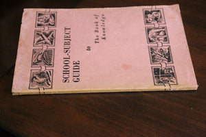 Vintage Library Homeschool Education Reference Guide The Book of Knowledge 1955