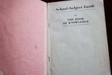 Load image into Gallery viewer, Vintage Library Homeschool Education Reference Guide The Book of Knowledge 1955

