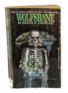 Wolfsbane by William W. Johnstone Novel Vintage 80s Horror Paperbacks From Hell