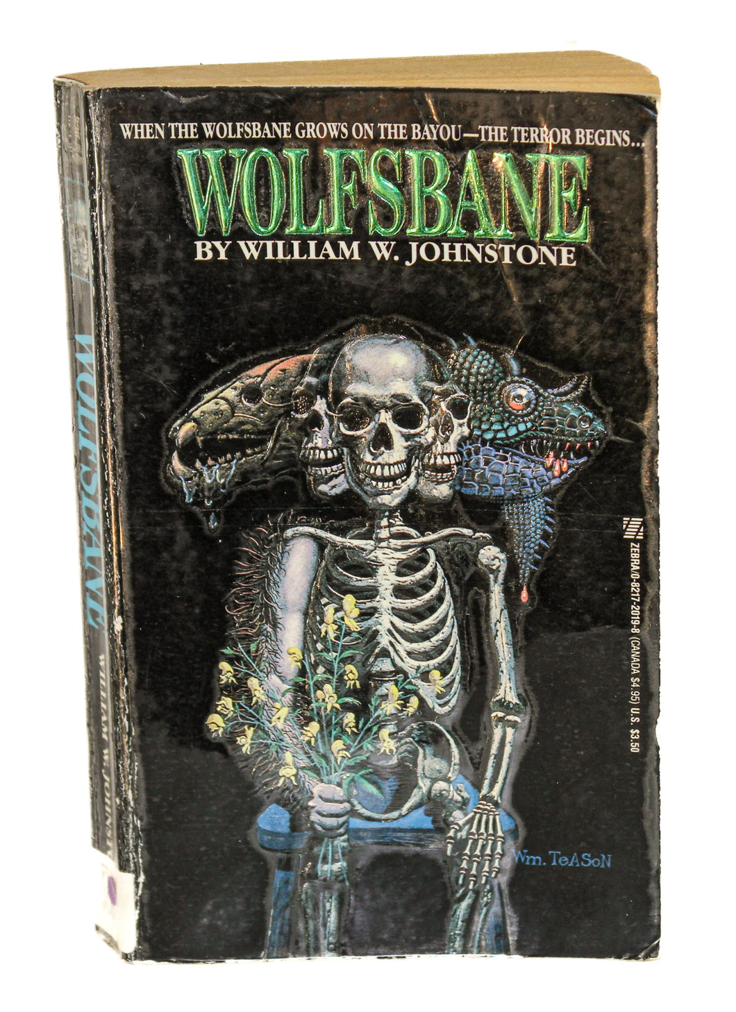 Wolfsbane by William W. Johnstone Novel Vintage 80s Horror Paperbacks From Hell