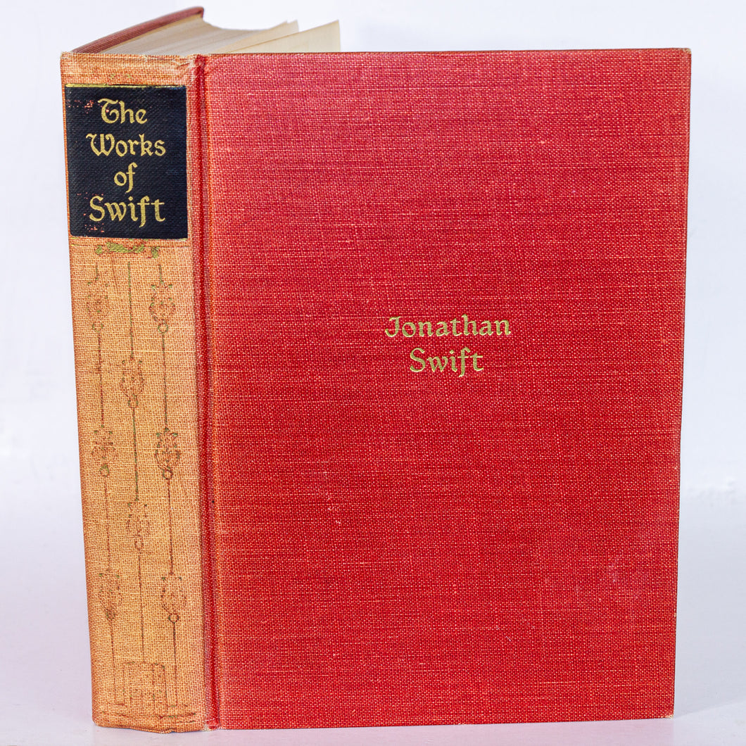 The Works of Jonathan Swift Gulliver's Travels Vintage Antique Hardcover Book