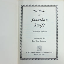 Load image into Gallery viewer, The Works of Jonathan Swift Gulliver&#39;s Travels Vintage Antique Hardcover Book
